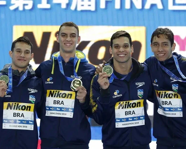 Revezamento recordista mundial 4x200 livre 2018